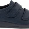 Ecco Soft 2.0 Sneakers Blauw Leer - Dames - Maat 39