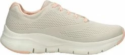 Skechers Arch Fit - Big Appeal Dames Sneakers - Natural/Coral - Maat 37 -dames-schoenen Verkoop 550x242 2