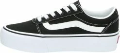Vans Ward Platform Canvas Dames Sneakers - Black/White - Maat 42 -dames-schoenen Verkoop 550x242 6