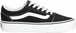 Vans Ward Platform Canvas Dames Sneakers - Black/White - Maat 42 -dames-schoenen Verkoop 550x243 3