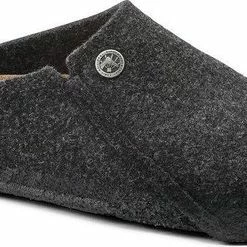 Birkenstock Zermatt Standard WZ Narrow Dames Sloffen - Antrachite - Maat 36