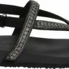 Skechers Arch Fit Meditation Vegan Sandalen Zwart - Maat 40
