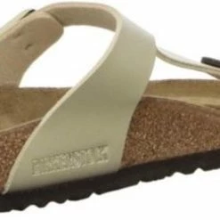 Birkenstock - Dames Sandalen Gizeh BS Gold (regular) - Goud - Maat 40 -dames-schoenen Verkoop 550x250 1