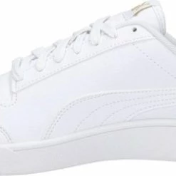 PUMA Shuffle Unisex Sneakers - White/TeamGold - Maat 42 -dames-schoenen Verkoop 550x250 7