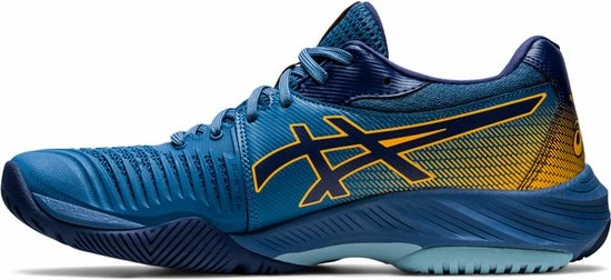 ASICS Netburner Ballistic Ff 3 - Sportschoenen - Volleybal - Indoor - Blauw/oranje 2 ASICS Netburner Ballistic Ff 3 - Sportschoenen - Volleybal - Indoor - Blauw/oranje - Afbeelding 2
