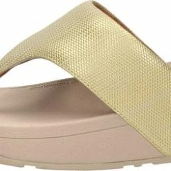 Fitflop Slippers - Maat 39 - Vrouwen - Geel/beige -dames-schoenen Verkoop 550x253 1