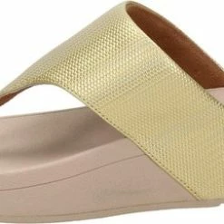 Fitflop Slippers - Maat 39 - Vrouwen - Geel/beige -dames-schoenen Verkoop 550x253 2