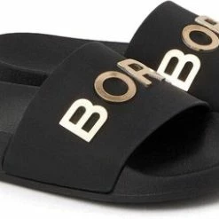 Björn Borg Slippers - Maat 39 - Vrouwen - Zwart - Goud (Rosé)