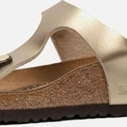 Birkenstock - Dames Sandalen Gizeh BS Gold (regular) - Goud - Maat 40 -dames-schoenen Verkoop 550x255