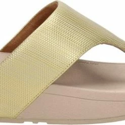 Fitflop Slippers - Maat 39 - Vrouwen - Geel/beige -dames-schoenen Verkoop 550x256