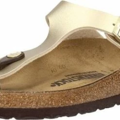 Birkenstock - Dames Sandalen Gizeh BS Gold (regular) - Goud - Maat 40 -dames-schoenen Verkoop 550x257 1