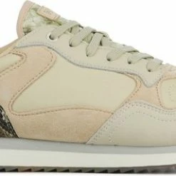 HOFF Sneakers Dames - Lage Sneakers / Damesschoenen - Canvas - New Orleans - Beige Combi - Maat 40