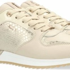 Mexx Dames Sneaker Fleur Beige / Goud -dames-schoenen Verkoop 550x257 3