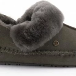 Warmbat Barrine Dames Sloffen - Olive - Maat 39