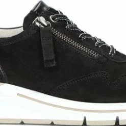 Gabor 587 Lage Sneakers - Dames - Zwart - Maat 40