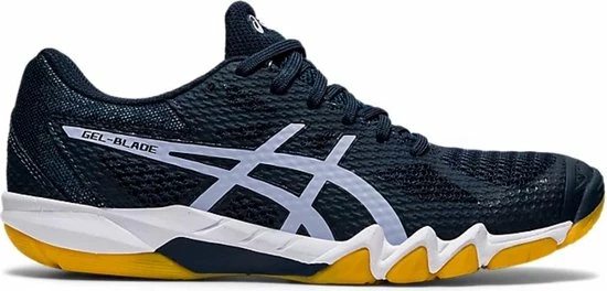 ASICS Gel-Blade 7 Dames - Sportschoenen - Navy - Maat 39.5 1 ASICS Gel-Blade 7 Dames - Sportschoenen - Navy - Maat 39.5