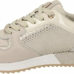 Mexx Dames Sneaker Fleur Beige / Goud -dames-schoenen Verkoop 550x264 3