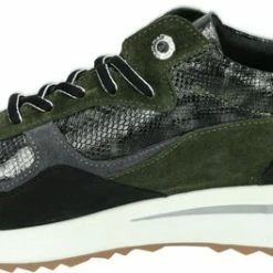 Floris Van Bommel 85351 Lage Sneakers - Leren Sneaker - Dames - Groen - Maat 41 -dames-schoenen Verkoop 550x264 9