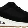 Skechers Uno-Two For The Show Dames Sneakers - Black - Maat 41