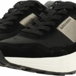Björn Borg R1320 MET W Zwart Goud Sneakers Dames (2241632504-0908) -dames-schoenen Verkoop 550x266 1