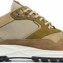 Red-Rag Red Rag Sneakers Dames - Lage Sneakers / Damesschoenen - Leer - 76858 - Beige Combi - Maat 40 -dames-schoenen Verkoop 550x268 11