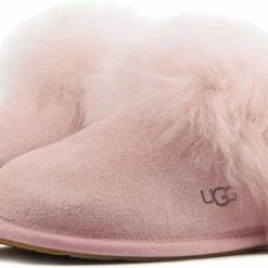 UGG Pantoffels Dames Sloffen / Instappers - Canvas - Harde Zool - Open Hiel - 1122750 - Oud Roze - Maat 37 -dames-schoenen Verkoop 550x268 12