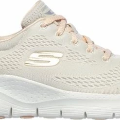 Skechers Arch Fit - Big Appeal Dames Sneakers - Natural/Coral - Maat 37