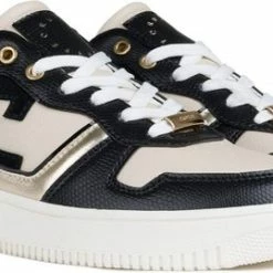 Cruyff Campo Low Lux Zwart Beige Sneakers Dames (CC223940964) -dames-schoenen Verkoop 550x269 10