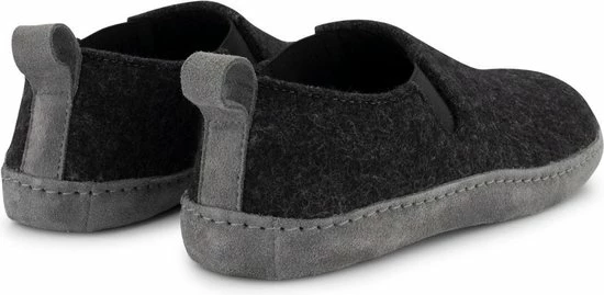 Travelin' In-Home Dames Sloffen - Wollen Pantoffels - Suede Zool - Grijs - Maat 39 6 Travelin' In-Home Dames Sloffen - Wollen Pantoffels - Suede Zool - Grijs - Maat 39 - Afbeelding 6
