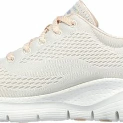 Skechers Arch Fit - Big Appeal Dames Sneakers - Natural/Coral - Maat 37 -dames-schoenen Verkoop 550x269 2