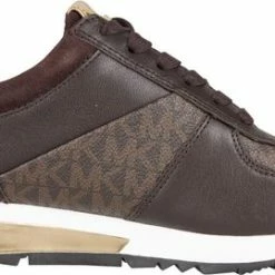 Michael Kors Allie Wrap Dames Sneakers - Bruin - Maat 38 -dames-schoenen Verkoop 550x269