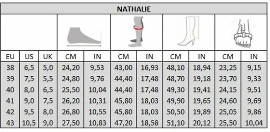 Gabylou - Laarzen Voor Brede Kuiten XL - Model Nathalie - Black, Maat 39 7 Gabylou - Laarzen Voor Brede Kuiten XL - Model Nathalie - Black, Maat 39 - Afbeelding 7