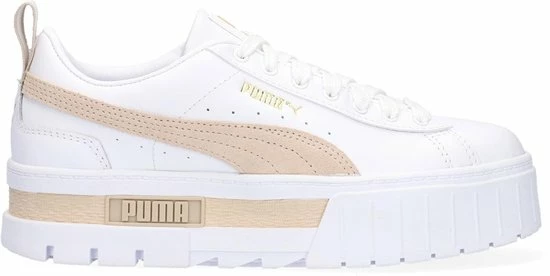 Puma Dames Lage Sneakers Mayze Lth Wn - Wit - Maat 36 1 Puma Dames Lage Sneakers Mayze Lth Wn - Wit - Maat 36