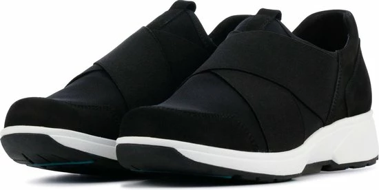 Xsensible Vrouwen Suède Lage Sneakers / Damesschoenen 30211.1 - Zwart - Maat 39 2 Xsensible Vrouwen Suède Lage Sneakers / Damesschoenen 30211.1 - Zwart - Maat 39 - Afbeelding 2