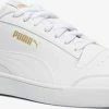PUMA Shuffle Unisex Sneakers - White/TeamGold - Maat 42