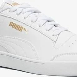 PUMA Shuffle Unisex Sneakers - White/TeamGold - Maat 42