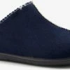 Hush Puppies Dames Pantoffels - Blauw - Maat 38 - Sloffen - Uitneembare Zool