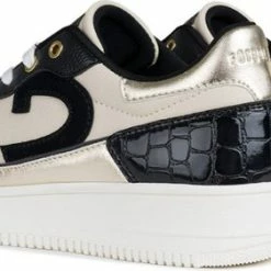 Cruyff Campo Low Lux Zwart Beige Sneakers Dames (CC223940964) -dames-schoenen Verkoop 550x281 6