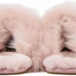 UGG Pantoffels Dames Sloffen / Instappers - Canvas - Harde Zool - Open Hiel - 1122750 - Oud Roze - Maat 37 -dames-schoenen Verkoop 550x282 10