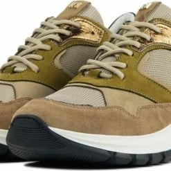 Red-Rag Red Rag Sneakers Dames - Lage Sneakers / Damesschoenen - Leer - 76858 - Beige Combi - Maat 40 -dames-schoenen Verkoop 550x288 9