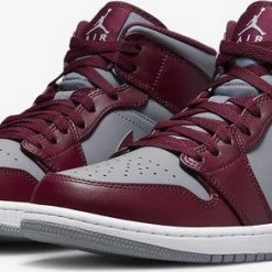 NIKE AIR JORDAN 1 MID "CHERRYWOOD RED" - Maat: 40