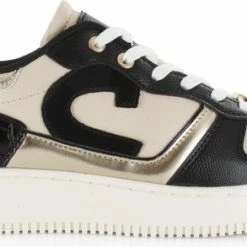 Cruyff Campo Low Lux Zwart Beige Sneakers Dames (CC223940964) -dames-schoenen Verkoop 550x293 13