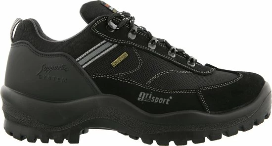Grisport Torino Low Wandelschoenen Unisex - Black - Maat 38 1 Grisport Torino Low Wandelschoenen Unisex - Black - Maat 38