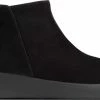 FitFlop Sumi Ankle Boot Suede ZWART - Maat 39