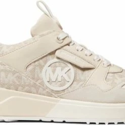 Michael Kors Dames Theo Trainer Sneakers Beige Maat 41 -dames-schoenen Verkoop 550x299 2