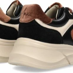 Mexx Dames Sneaker Jilou Black/Tan -dames-schoenen Verkoop 550x301 15