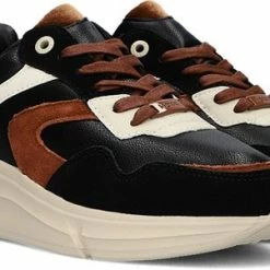 Mexx Dames Sneaker Jilou Black/Tan -dames-schoenen Verkoop 550x301 16