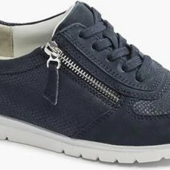 Medicus Donkerblauwe Leren Sneaker - Maat 36 -dames-schoenen Verkoop 550x302 5