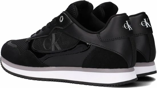 Calvin Klein Retro Runner 4 Lage Sneakers - Dames - Zwart - Maat 38 10 Calvin Klein Retro Runner 4 Lage Sneakers - Dames - Zwart - Maat 38 - Afbeelding 10