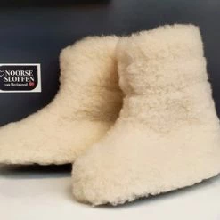 Natura Norway - Sloffen Van Merino Wol - Dames En Heren - Maat 35/36 - Wit/Crème -dames-schoenen Verkoop 550x309 6